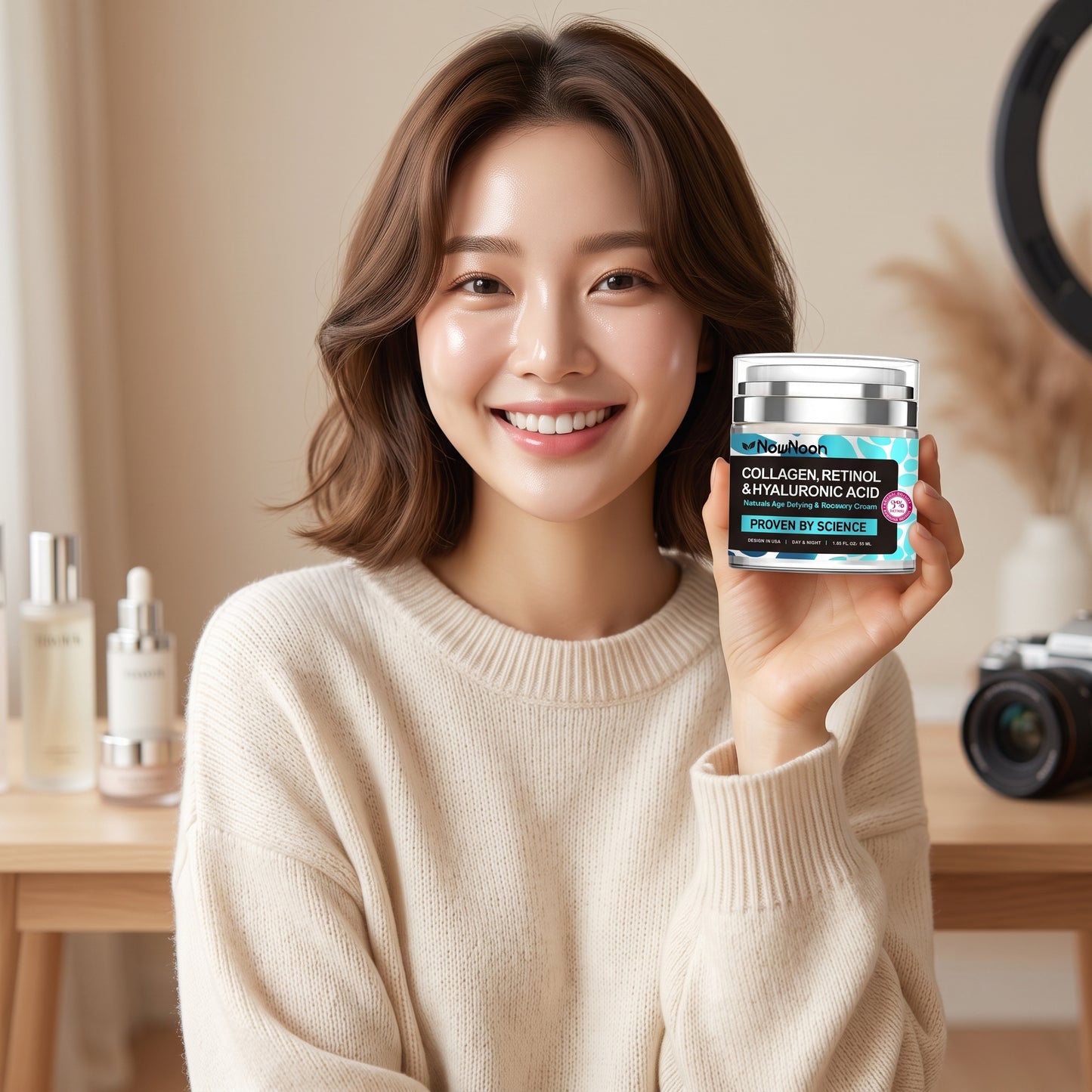 Nownoon Collagen Retinol Hyaluronic Acid Cream